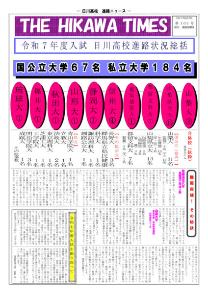 進路ニュース2025.4.2 修正版のサムネイル